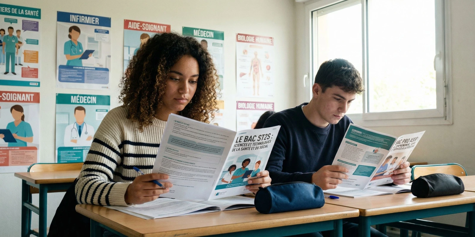 Bac ST2S ou Bac Pro ASSP : Lequel Choisir ? Différences, Débouchés, Niveau Élèves en formation sanitaire et sociale comparant leurs parcours Bac ST2S et Bac Pro ASSP